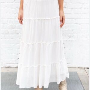 Elegant White Maxi Skirt